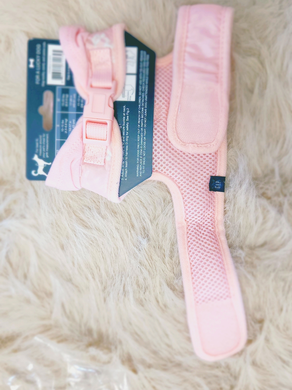 Gap! Pink Dog Harness XS